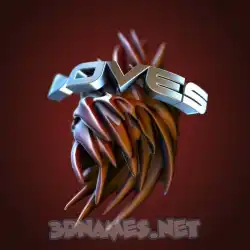 loves in Red Twisted style - 3D name wallpaper