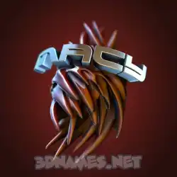 macy in Red Twisted style - 3D name wallpaper