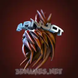 manjot in Red Twisted style - 3D name wallpaper