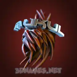 mukul in Red Twisted style - 3D name wallpaper