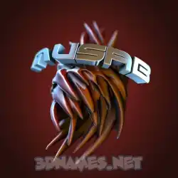 musab in Red Twisted style - 3D name wallpaper