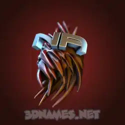 na in Red Twisted style - 3D name wallpaper