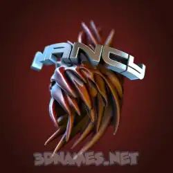 nancy in Red Twisted style - 3D name wallpaper