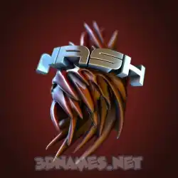 nash in Red Twisted style - 3D name wallpaper