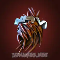 navi in Red Twisted style - 3D name wallpaper