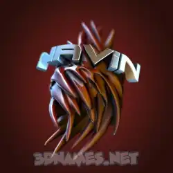 navin in Red Twisted style - 3D name wallpaper