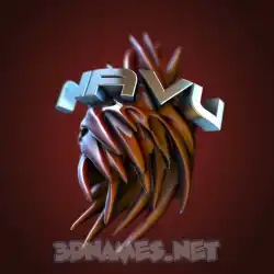 navu in Red Twisted style - 3D name wallpaper