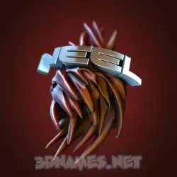neel in Red Twisted style - 3D name wallpaper
