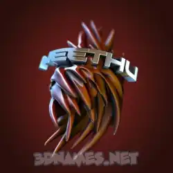 neethu in Red Twisted style - 3D name wallpaper