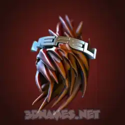 nefeli in Red Twisted style - 3D name wallpaper