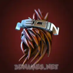 negin in Red Twisted style - 3D name wallpaper