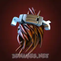 nek in Red Twisted style - 3D name wallpaper