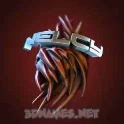 nelcy in Red Twisted style - 3D name wallpaper