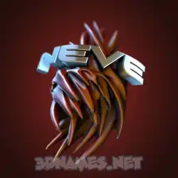 neve in Red Twisted style - 3D name wallpaper