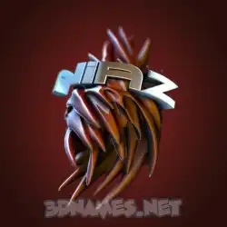 niaz in Red Twisted style - 3D name wallpaper