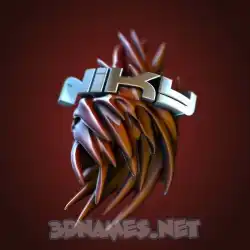 niky in Red Twisted style - 3D name wallpaper