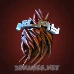 nilay in Red Twisted style - 3D name wallpaper