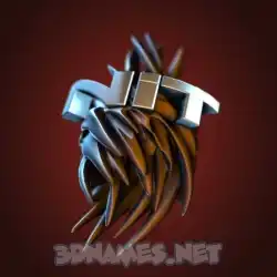 nit in Red Twisted style - 3D name wallpaper