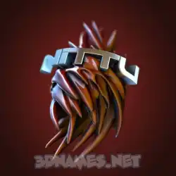 nittu in Red Twisted style - 3D name wallpaper