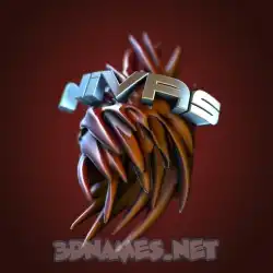 nivas in Red Twisted style - 3D name wallpaper