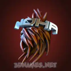 noha in Red Twisted style - 3D name wallpaper
