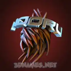 nooru in Red Twisted style - 3D name wallpaper