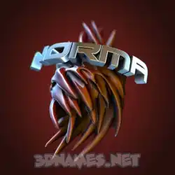 norma in Red Twisted style - 3D name wallpaper