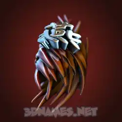 燕 in Red Twisted style - 3D name wallpaper