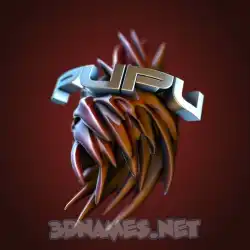 pupu in Red Twisted style - 3D name wallpaper