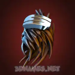 s in Red Twisted style - 3D name wallpaper