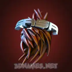 sasa in Red Twisted style - 3D name wallpaper