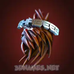 shabeeb in Red Twisted style - 3D name wallpaper