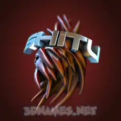 shitu in Red Twisted style - 3D name wallpaper