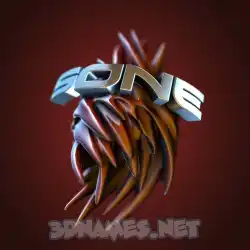 sone in Red Twisted style - 3D name wallpaper