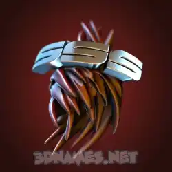 sss in Red Twisted style - 3D name wallpaper