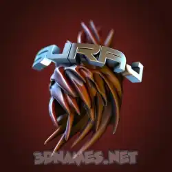suraj in Red Twisted style - 3D name wallpaper