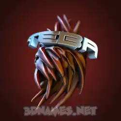 teba in Red Twisted style - 3D name wallpaper