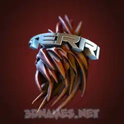 terri in Red Twisted style - 3D name wallpaper