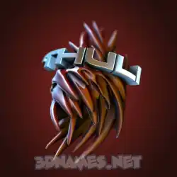 thuli in Red Twisted style - 3D name wallpaper