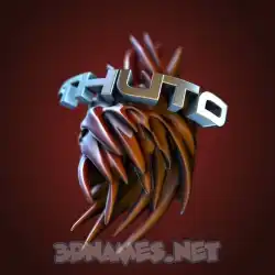 thuto in Red Twisted style - 3D name wallpaper
