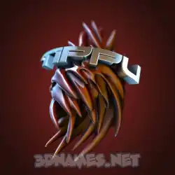 tippu in Red Twisted style - 3D name wallpaper