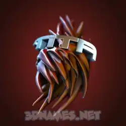 tita in Red Twisted style - 3D name wallpaper