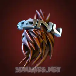 tonu in Red Twisted style - 3D name wallpaper