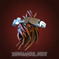 ujef in Red Twisted style - 3D name wallpaper