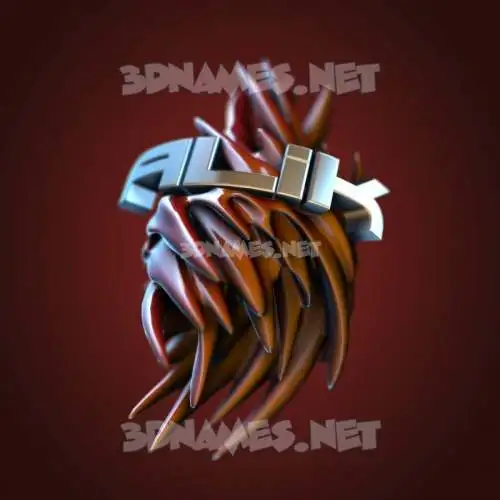 alik in Red Twisted style - 3D name wallpaper alik in Red Twisted style - 3D name wallpaper