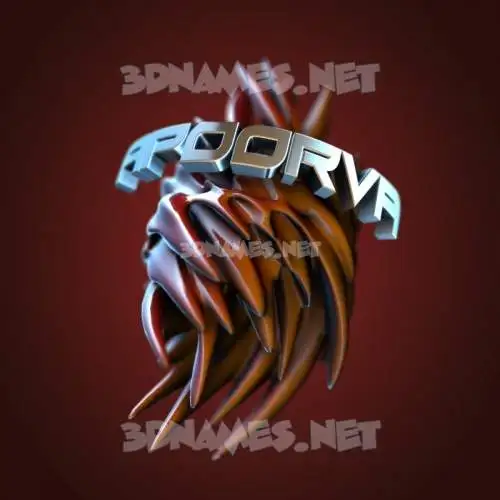 apoorva in Red Twisted style - 3D name wallpaper apoorva in Red Twisted style - 3D name wallpaper