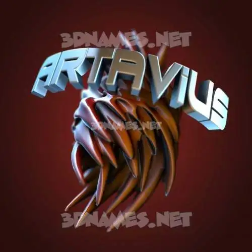 artavius in Red Twisted style - 3D name wallpaper artavius in Red Twisted style - 3D name wallpaper