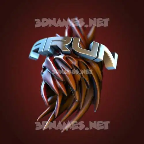 arun in Red Twisted style - 3D name wallpaper arun in Red Twisted style - 3D name wallpaper