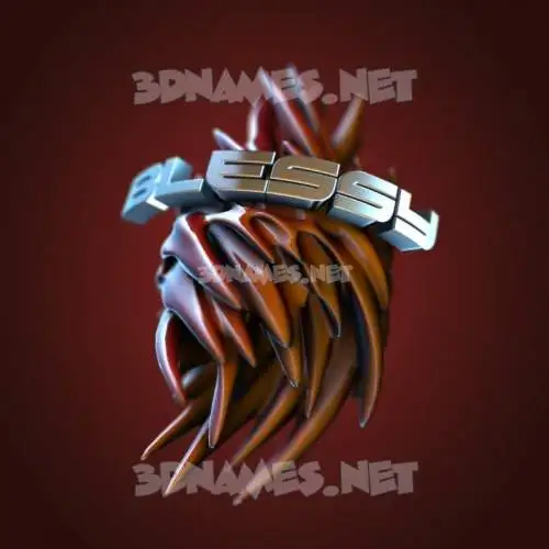 blessy in Red Twisted style - 3D name wallpaper blessy in Red Twisted style - 3D name wallpaper