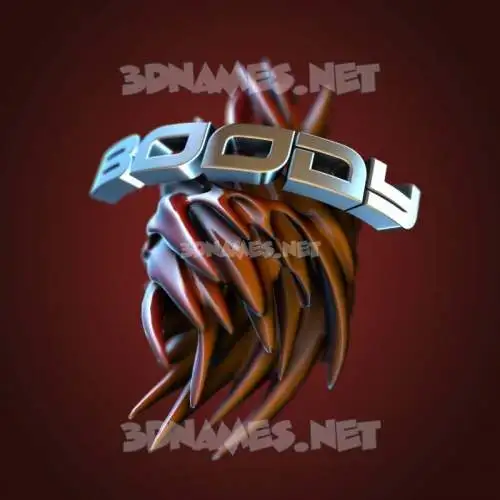 boody in Red Twisted style - 3D name wallpaper boody in Red Twisted style - 3D name wallpaper